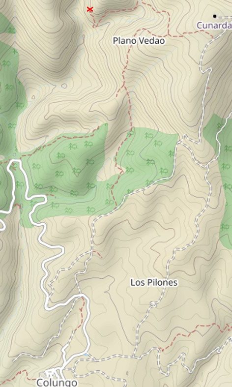 Recorte Opens Street Maps El Portal de la Cunarda