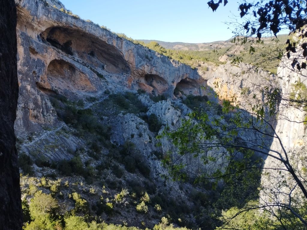 Vistas a la Cueva Palomera La Cueva O'Mullón